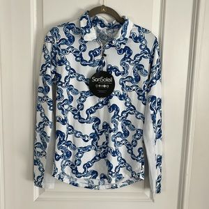 NWT San Soleil UPF 50 Shirt Size Small